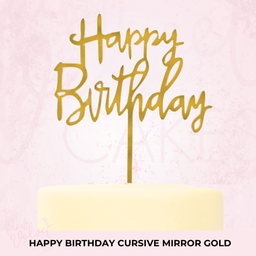 Cake Toppers-Black Velvet Sydney