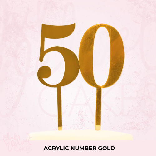 Cake Toppers-Black Velvet Sydney