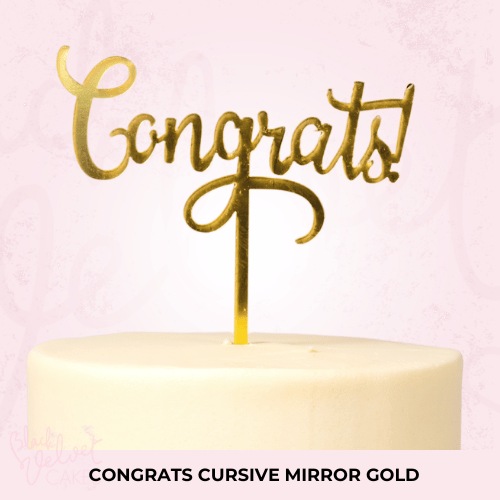 Cake Toppers-Black Velvet Sydney