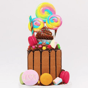 California Chocolate Playground Lollipop Cake Sydney