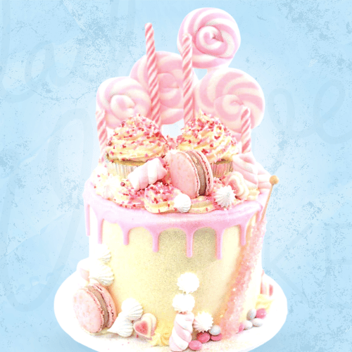 candy lollipop theme cake Rainbow 5 kg