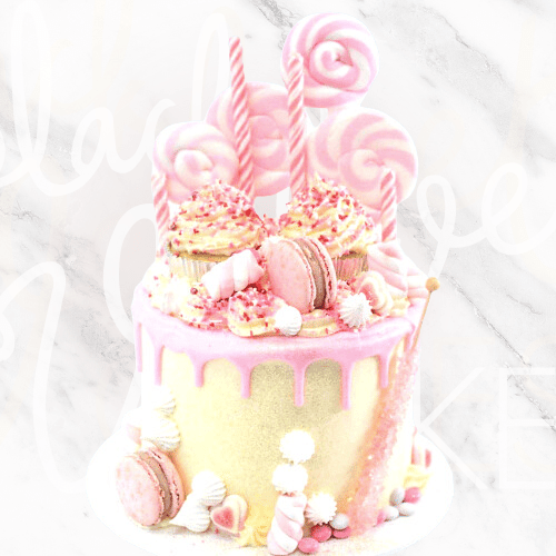 California Girl Drip Lollipop Cake-BVSydney