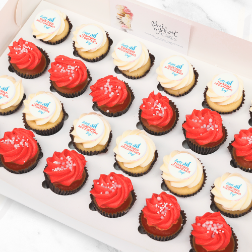 Chartered Accountants Day Mini Cupcakes (24) Sydney