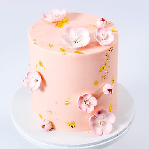 Custom Designed Celebration Cake - Cherry Blossom Cakes