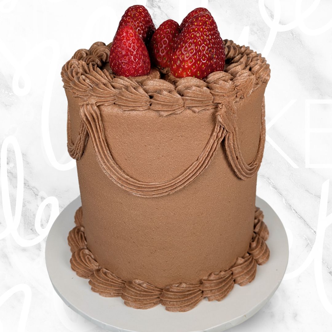 Chocolate Strawberry Vintage Cake Sydney