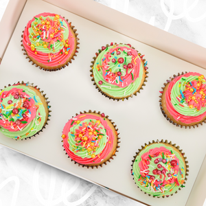 Christmas Cheer Sprinkles Cupcakes (6) Sydney