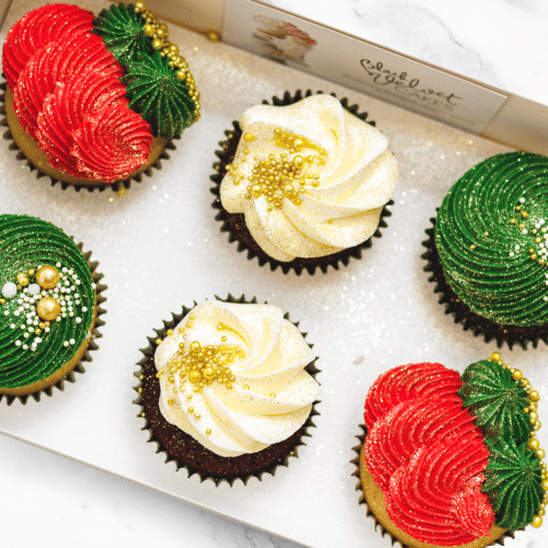 Christmas Luxe Du Jour Cupcakes (6) Sydney