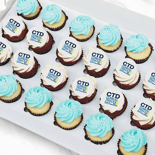 Clinical Trials Day Mini Cupcakes (24)-BVSydneyCupcakes