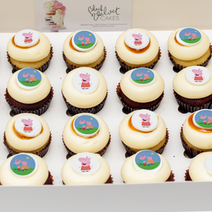 Corporate Logo Mini Cupcakes (24) Sydney