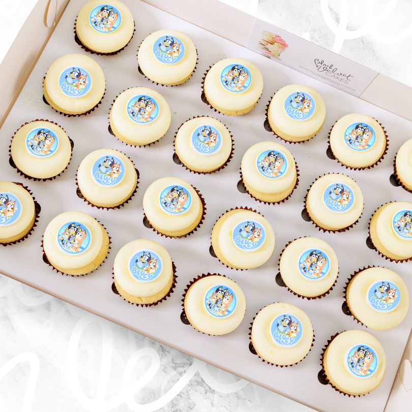 Corporate Logo Mini Cupcakes (24) Sydney
