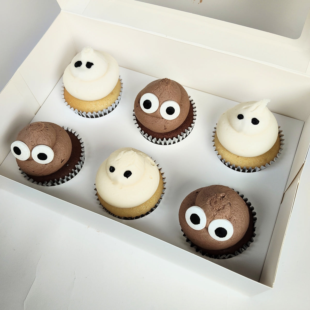 Poopy Ghost Cupcakes (6)