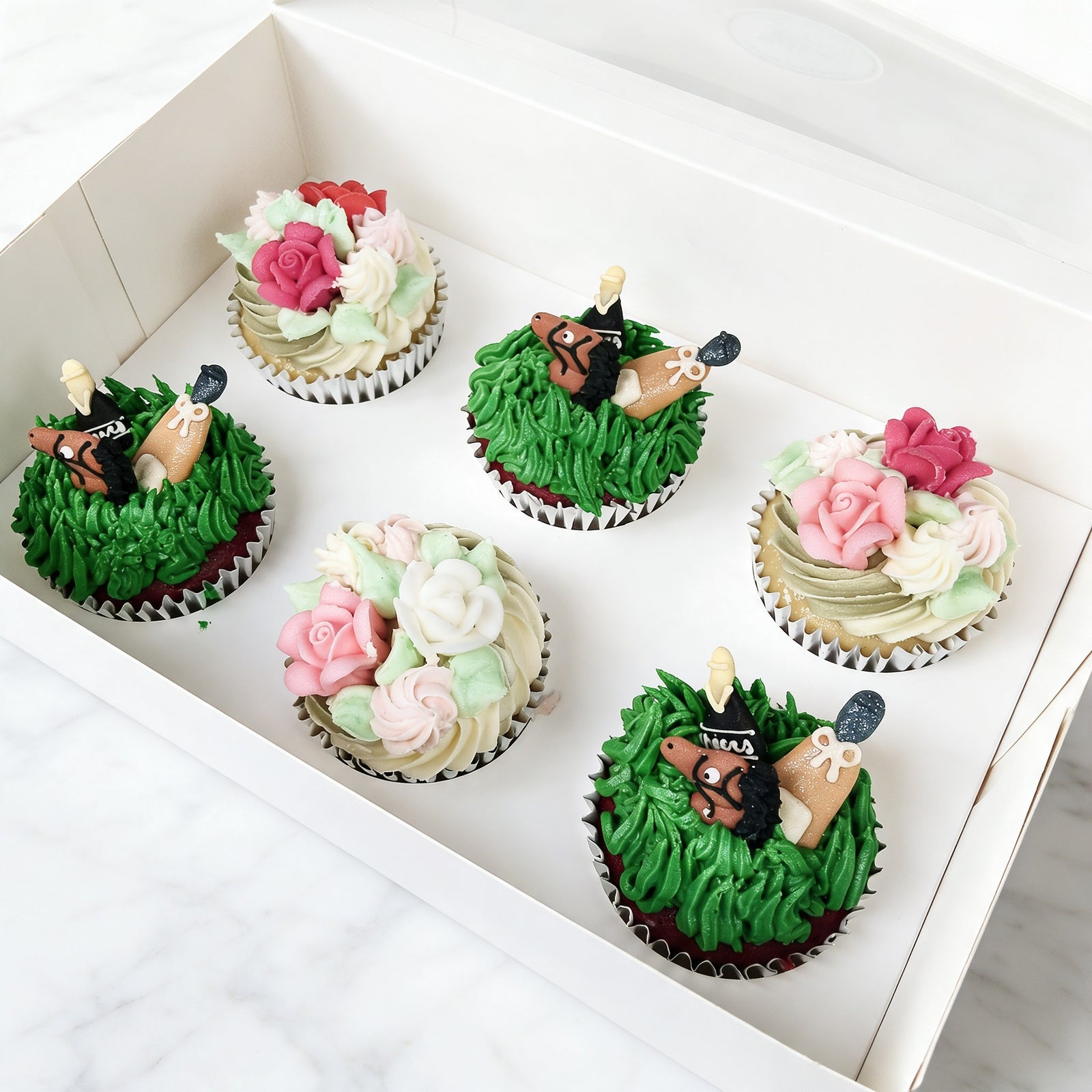 Spring Racing Cupcakes (6)