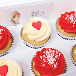 Cupid Hearts Cupcakes (6) Sydney