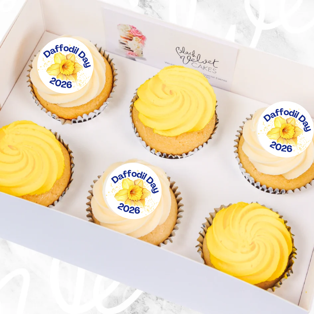 Daffodil Day Designer Cupcakes (6)-BVSydneyCupcakes