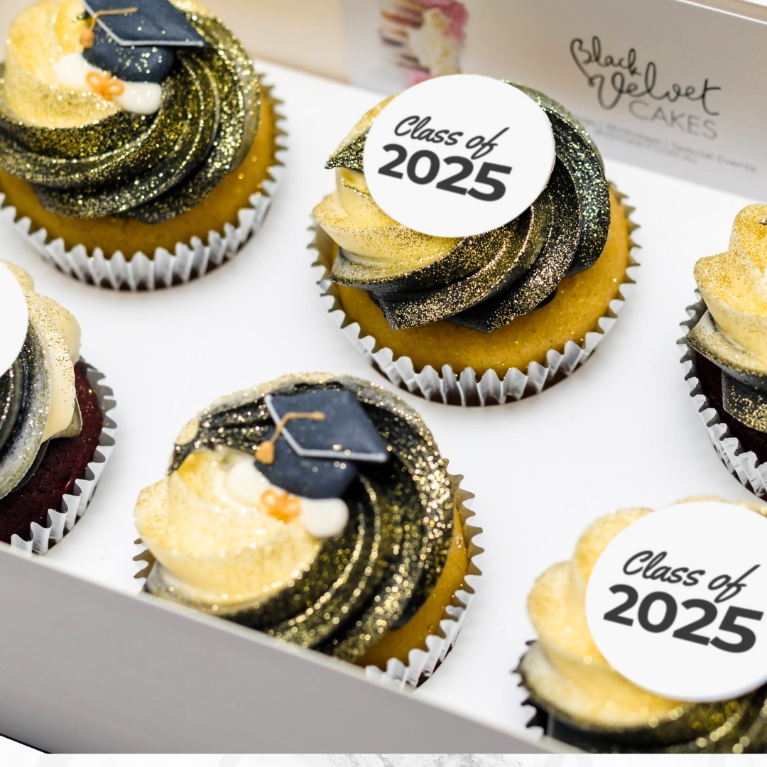 Black Graduation Gift Cupcakes (6)