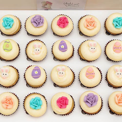 Easter Egg Hunt Mini Cupcakes (24)-BVSydneyCupcakes