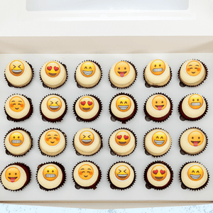 Emoji Mini Cupcakes (24) Sydney