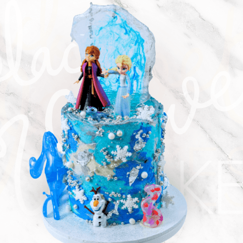 Frozen Characters Cake-BVSydney