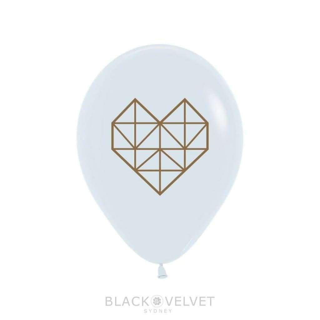 Geometric Love Balloon-Balloons