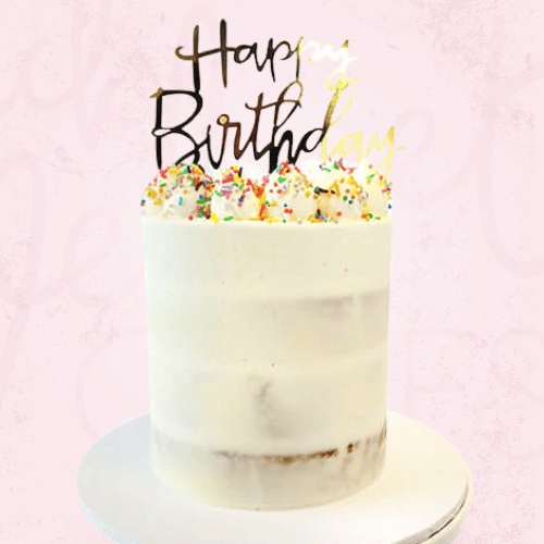 Happy Birthday Sprinkles Cake Sydney