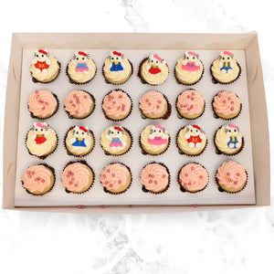Hello Kitty Mini Cupcakes (24) Sydney