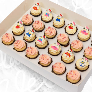 Hello Kitty Mini Cupcakes (24) Sydney