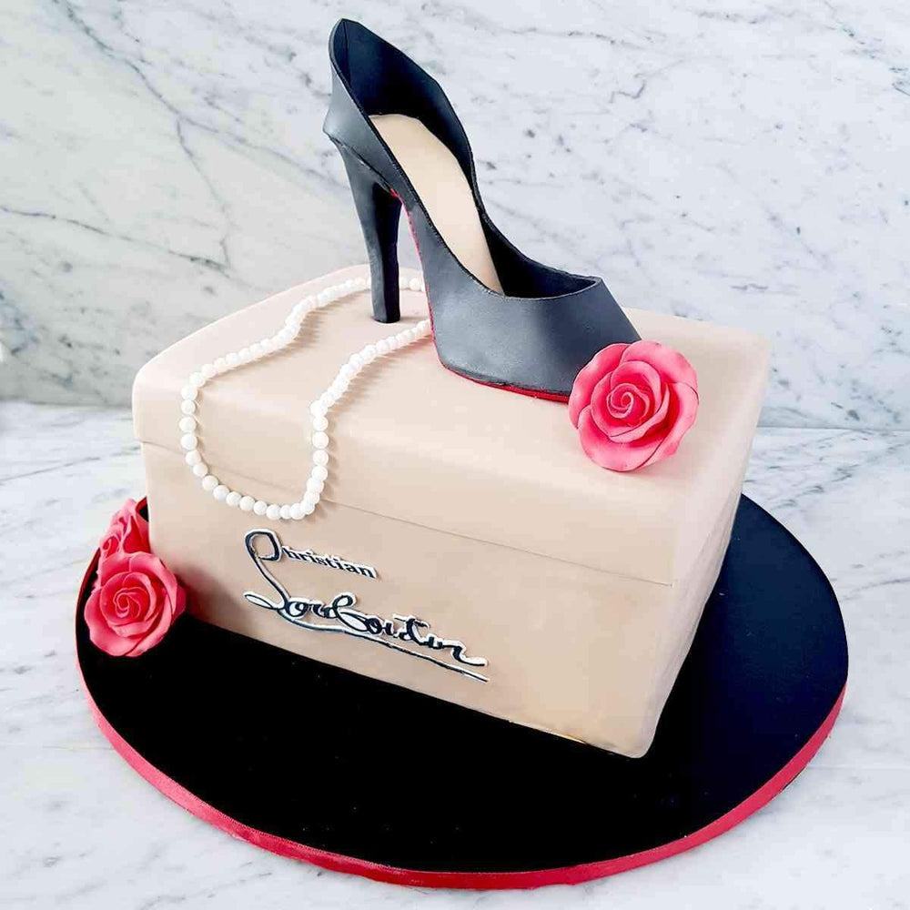 Christian Louboutin Stiletto Heel Shoe Cake 