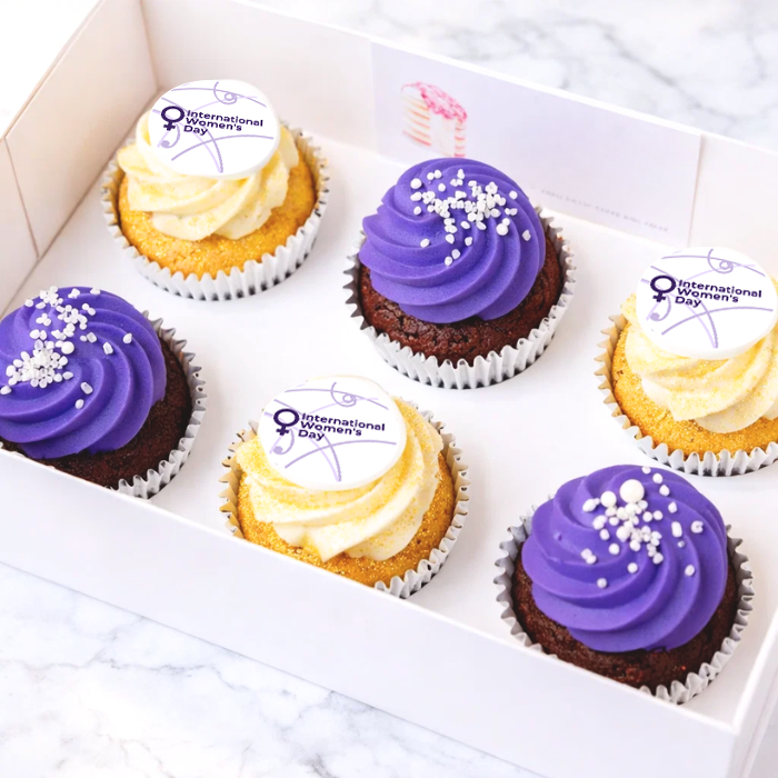 International Women's Day Logo Designer Cupcakes (6) Sydney