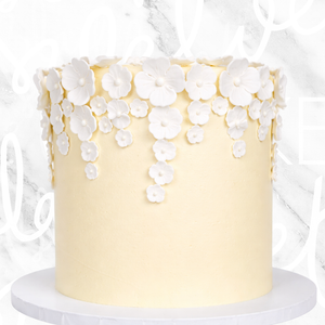 Ivory Sugar Flower Cake Sydney