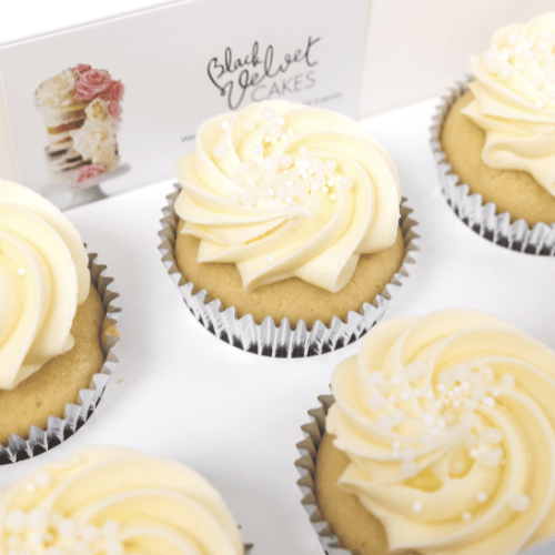 Ivory White Purity Cupcakes (6) Sydney