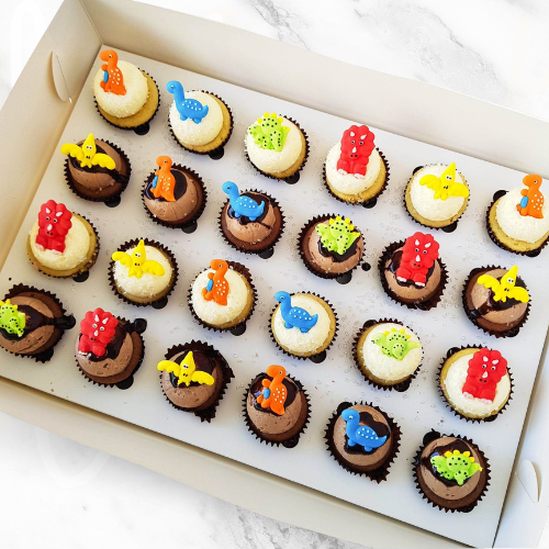 Little Dinosaurs Mini Cupcakes (24) Sydney