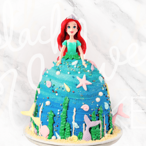 Little Mermaid Ariel Embrace Doll Cake Sydney