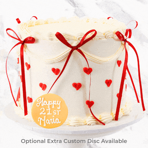 Love Vintage Ribbon Cake-BVSydney