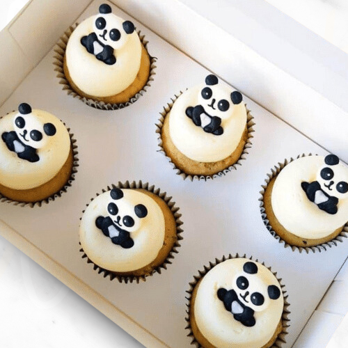 LOW-GLUTEN Baby Pandas Cupcakes (12) Sydney