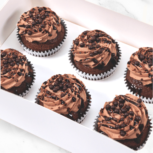 LOW-GLUTEN Black Velvet Cupcakes (12) Sydney