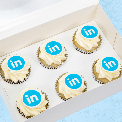 LOW GLUTEN Corporate Logo Cupcakes (12)-BVSydneyCupcakes