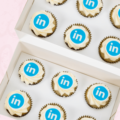 LOW GLUTEN Corporate Logo Cupcakes (12)-BVSydneyCupcakes