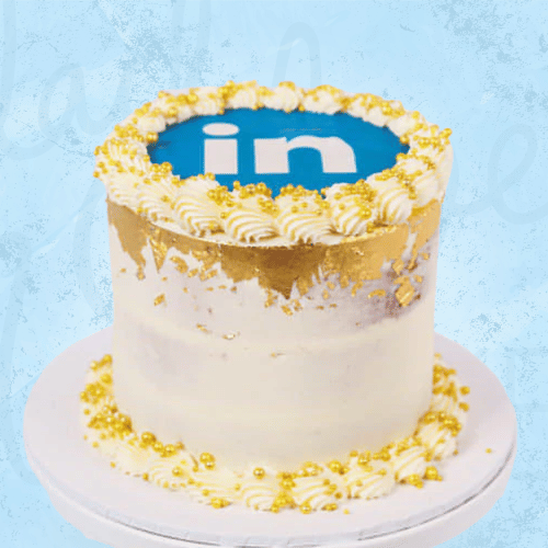 LOW GLUTEN Corporate Logo Image Cake Sydney