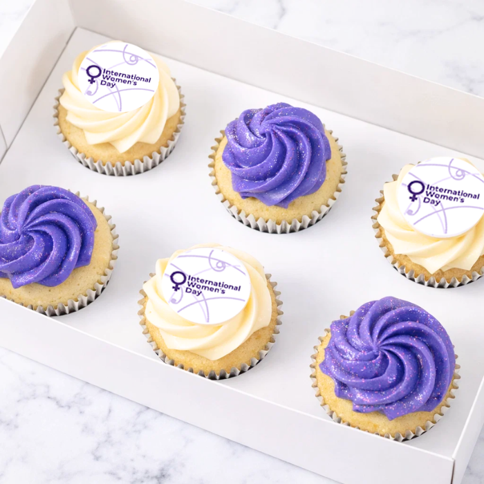 LOW GLUTEN International Women's Day Logo Designer Cupcakes (6) Sydney