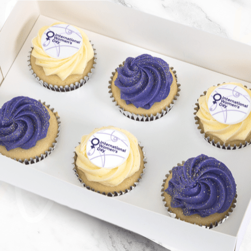 LOW GLUTEN International Women's Day Logo Designer Cupcakes (6)-BVSydneyCupcakes