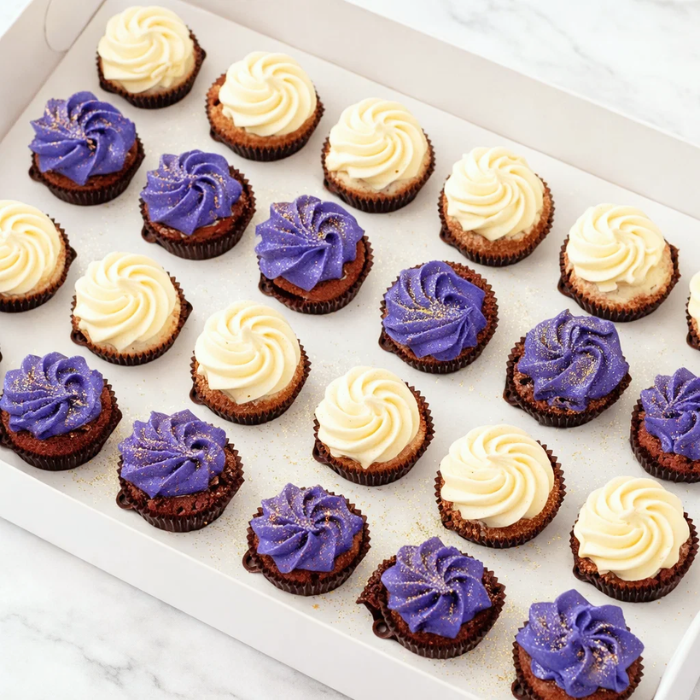 LOW GLUTEN International Women's Day Power Mini Cupcakes (24) Sydney