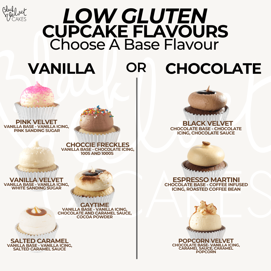 LOW GLUTEN Mini Cupcakes (24)-BVSydneyCupcakes