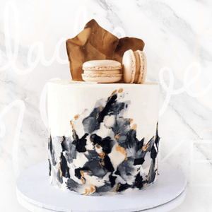 LOW GLUTEN Painted Buttercream Cake Sydney