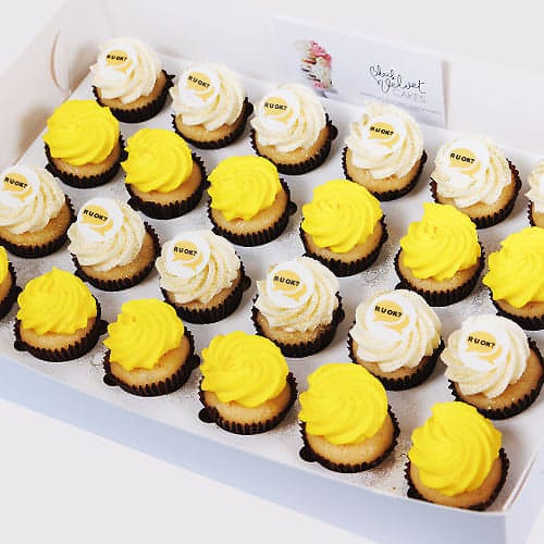LOW GLUTEN R U OK? DAY Wow Mini Cupcakes (24)-BVSydneyCupcakes