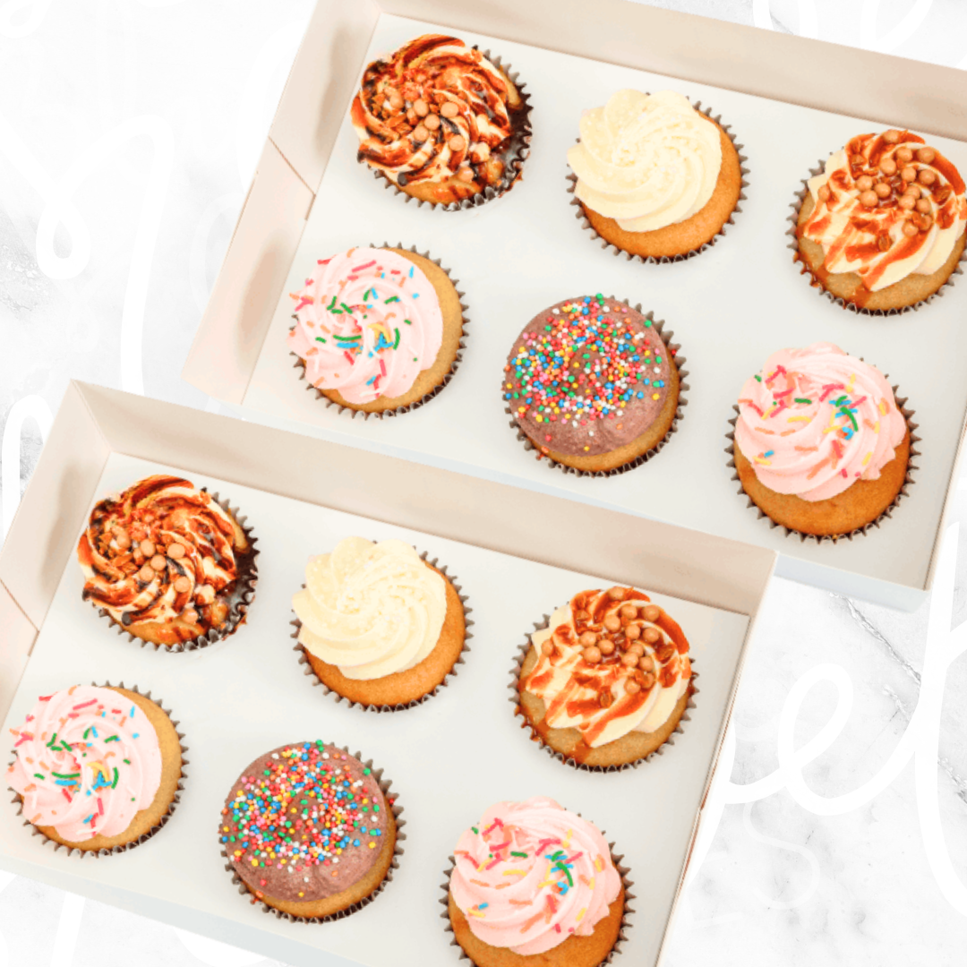 LOW GLUTEN Your Choice - Cupcake Dozen (12) Sydney