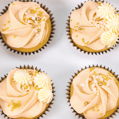 Luxe Nude Rosé Cupcakes (12) Sydney