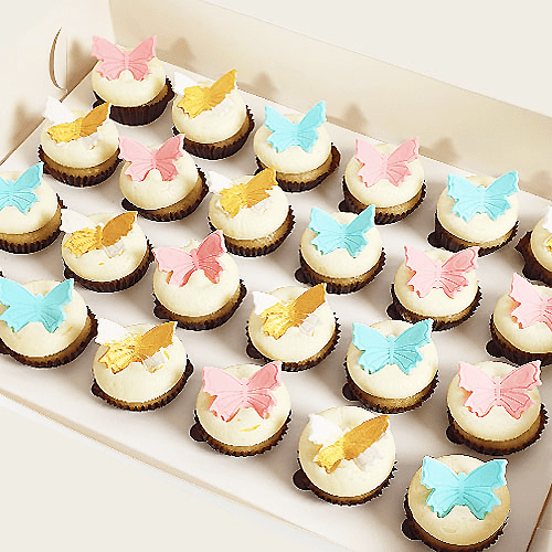 Magical Butterflies Mini Cupcakes (24) Sydney