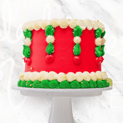Merry Christmas Vintage Cake-BVSydney