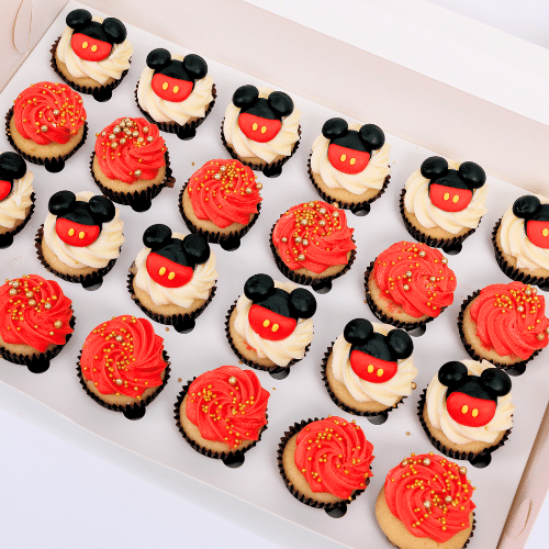 Mickey Mouse Mini Cupcakes (24)-BVSydneyCupcakes