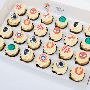 Mini Marvels: Superhero Mini Cupcakes (24) Sydney